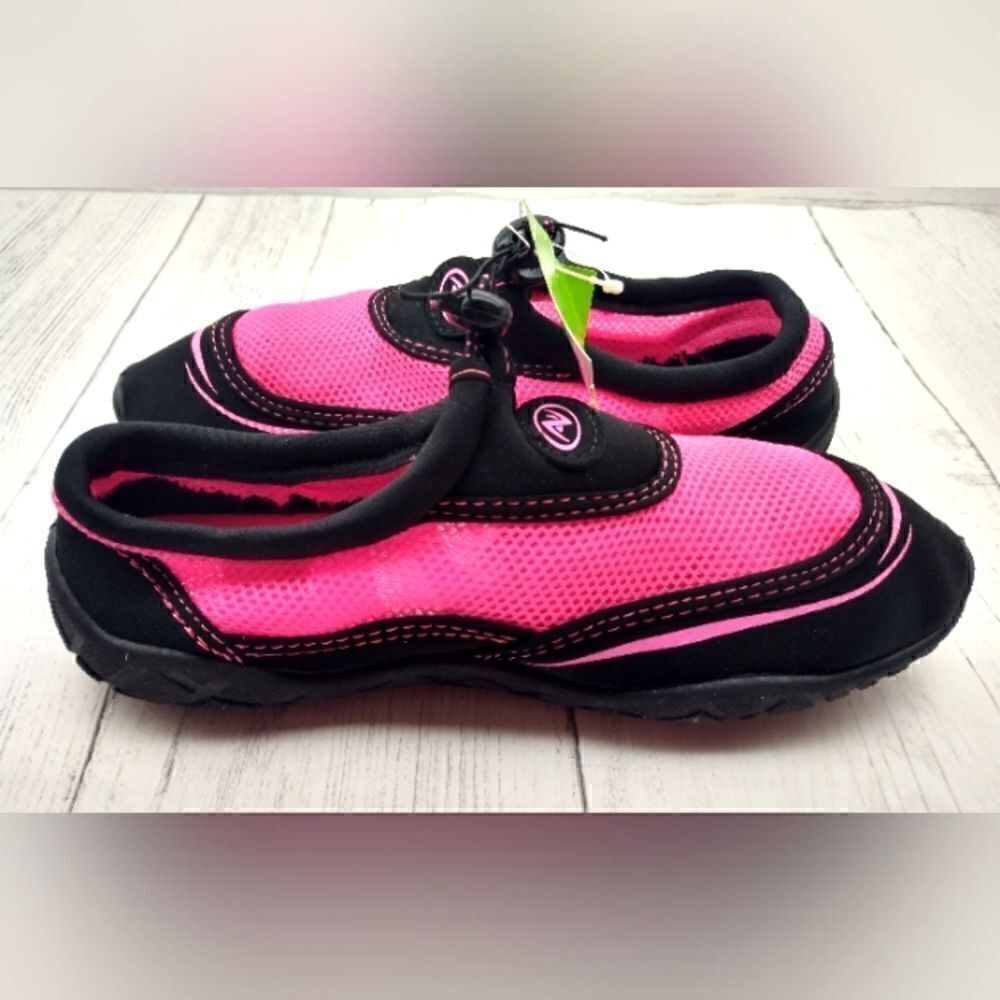 Girls Water Aqua Shoes SZ 5/6 Nwt Kids Neon Pink - Picture 7 of 10